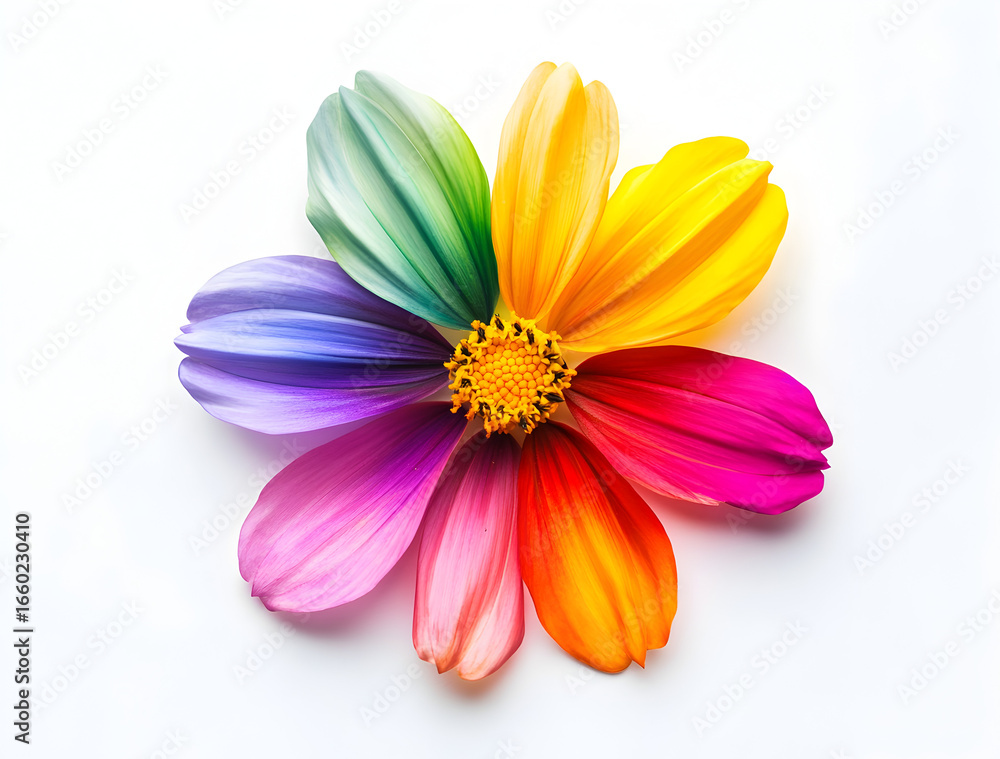 Fototapeta premium yellow and blue flowers