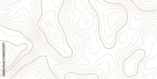 Golden line art background vector. Mountain topographic terrain map background with gold lines texture. Design illustration for wall art, fabric, packaging, web, banner, app, wallpaper.