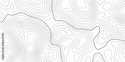 Design illustration for wall art, fabric, packaging, web, banner, app, wallpaper. Luxury gold abstract line art background vector. Mountain topographic terrain map background with gold lines texture