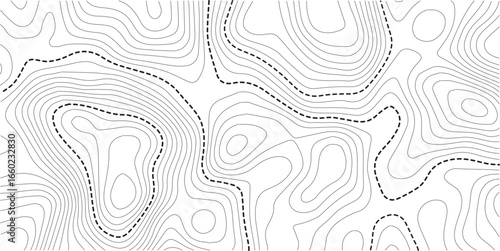 Design illustration for wall art, fabric, packaging, web, banner, app, wallpaper. Luxury gold abstract line art background vector. Mountain topographic terrain map background with gold lines texture