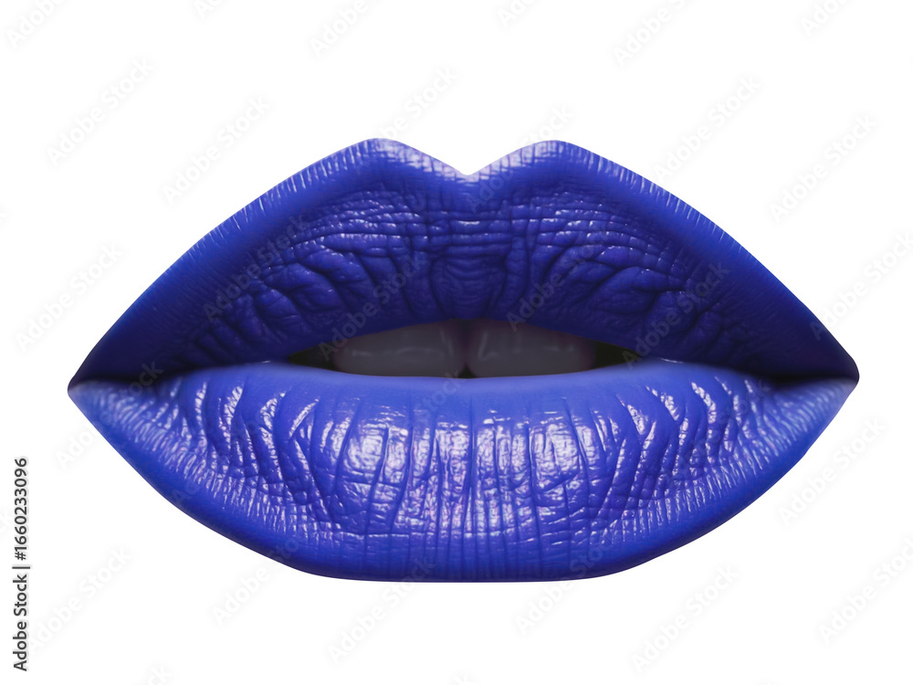 Realistic lips illustration logo design Realistic lips illustration logo design
