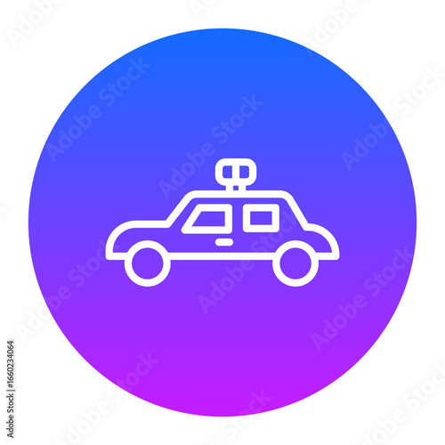 Police Car Vector Icons