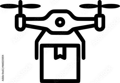 Delivery Drone Icon