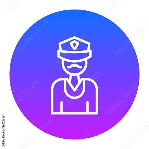 Policeman Vector Icons