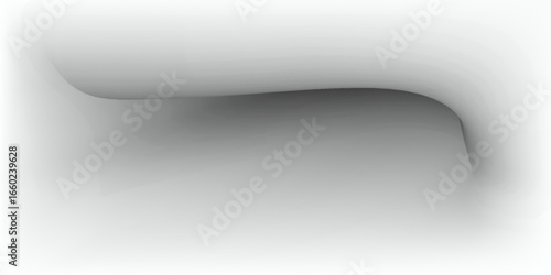 Black abstract background design. Modern wavy line pattern in monochrome colors. Premium stripe texture for banner, business backdrop. Dark horizontal vector template