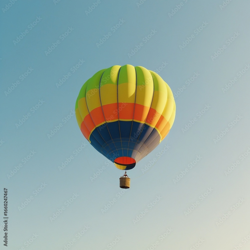 Fototapeta premium hot air balloon in flight