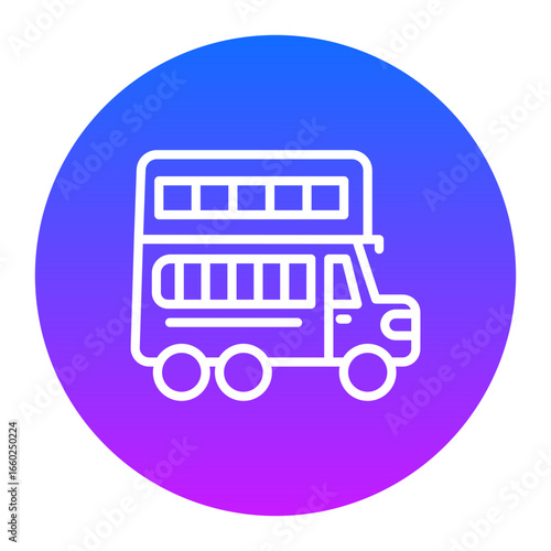 Double Decker Vector Icons