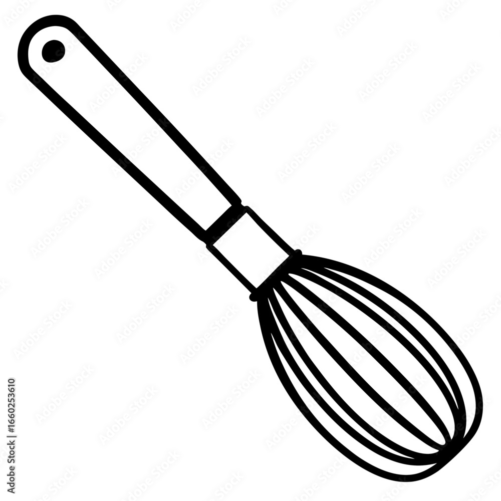 Fototapeta premium Simple Whisk Vector