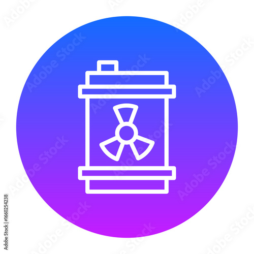 Nuclear Waste Vector Icons