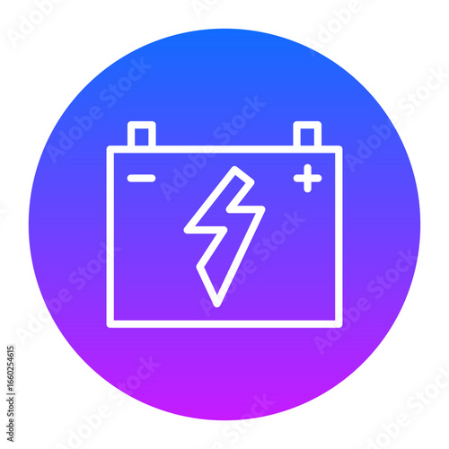 Auto Battery Vector Icons