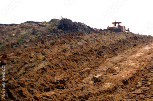 Land development and levelling for housing society 