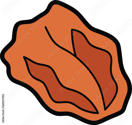 copper vein vector illustration
