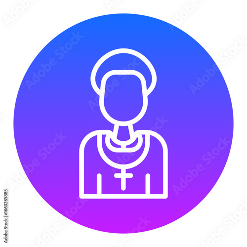 Priest Vector Icons
