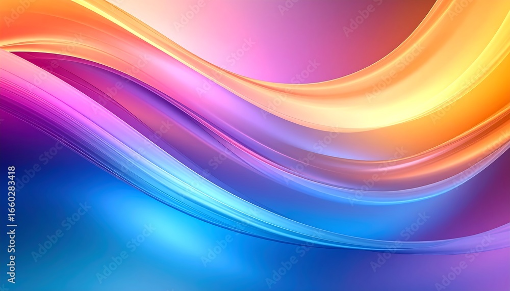 Obraz premium Abstract Colorful Wave Background. (1)