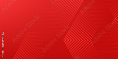 Abstract hexagon rendering of red abstract glass background simple