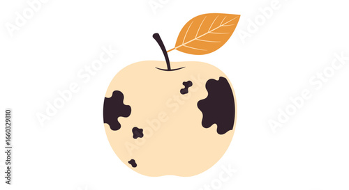 Examining the impact of fruit rot on orchard management and crop yield