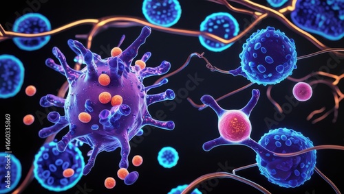 Immune Response - Viral Infection Visualization