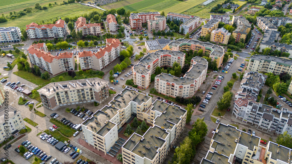 Obraz premium city ​​district