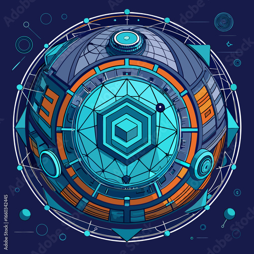 abstract background with circles