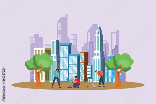 Urban Greening Initiative with Community Volunteers