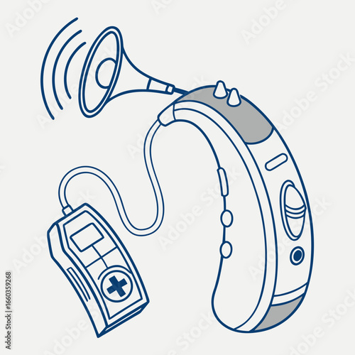 Hearing aid device with remote control usage