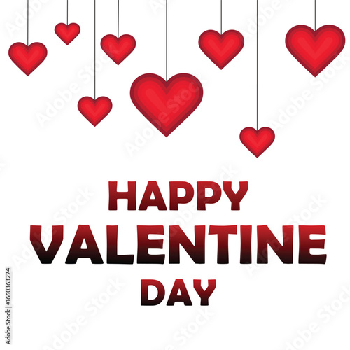Happy Valentine day banner design with next level theme