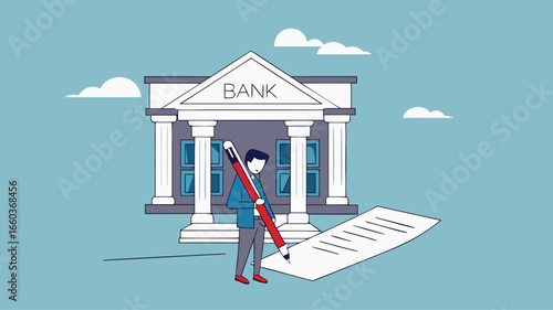 loan agreement, proof of debt payment obligations, legal money credit or borrowing document with signature, businessman signing signature on obligation banking document to make agreement

