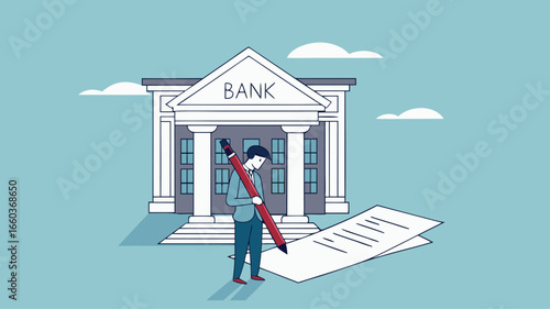 loan agreement, proof of debt payment obligations, legal money credit or borrowing document with signature, businessman signing signature on obligation banking document to make agreement
