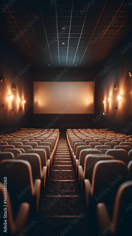 Fototapeta premium empty cinema auditorium