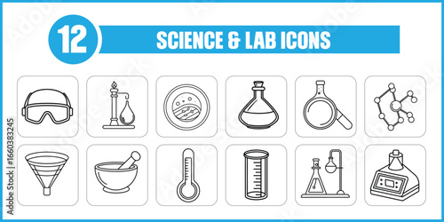 Science And Lab Icons