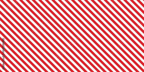 Red stripes on white background. Striped diagonal pattern Vector illustration of Seamless background Christmas or winter theme Background  lines modern