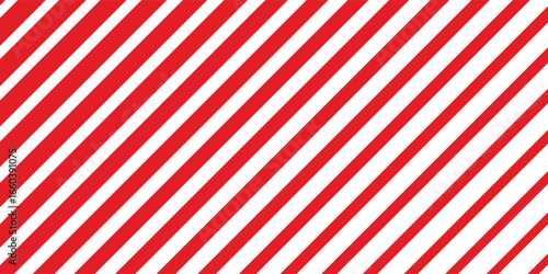 Red stripes on white background. Striped diagonal pattern Vector illustration of Seamless background Christmas or winter theme Background  lines modern