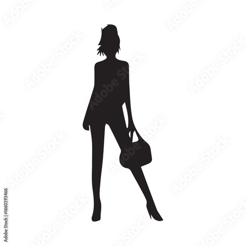 people in different standing and sitting poses women