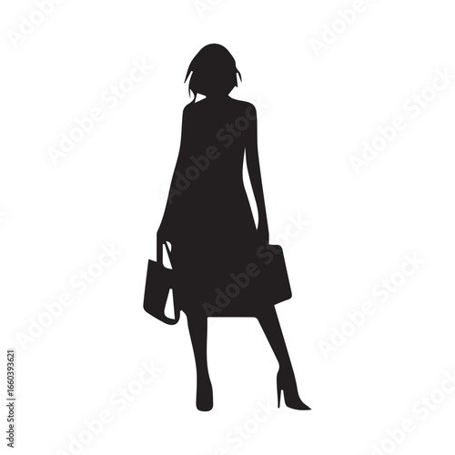 people in different standing and sitting poses women