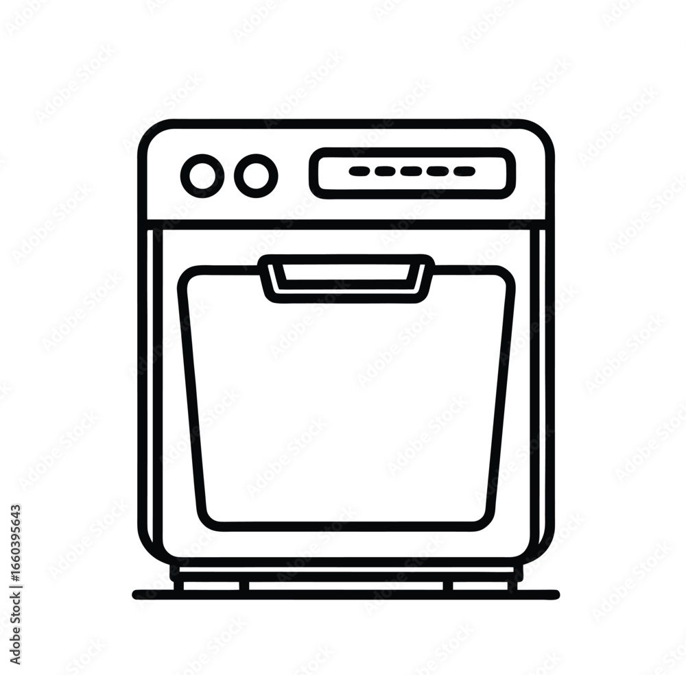 vector illustration of a washing machine vector illustration of a washing machine