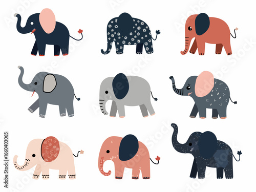 set of elephants