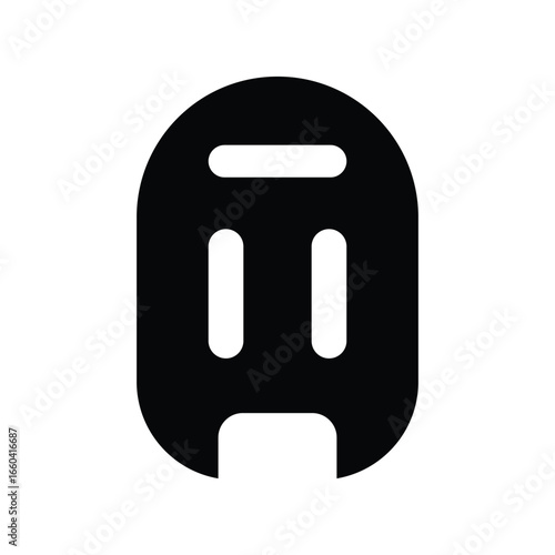  swimming board glyph icon illustration vector graphic.eps