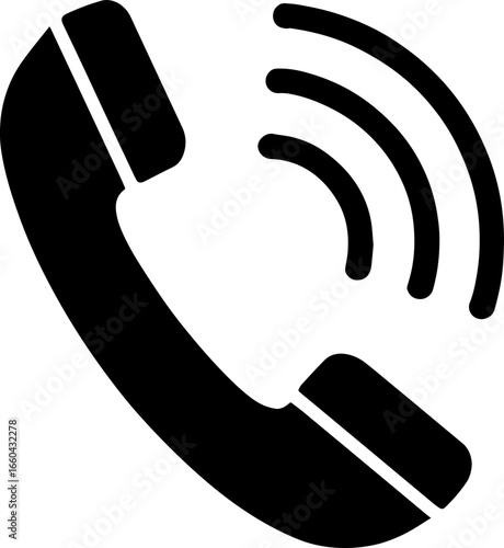 Phone Call Scalable SVG Vector Graphic with Editable Paths and Layers for Web, UI Design, Digital Art, and Print Applications