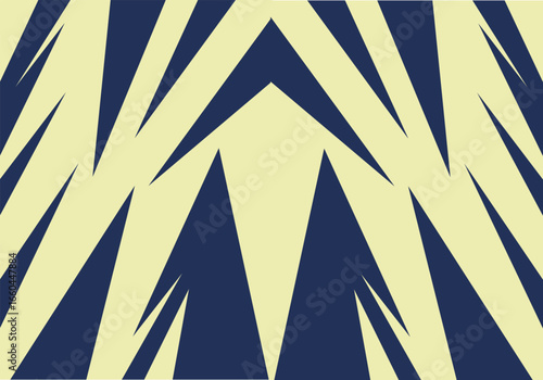 Dynamic Geometric Velocity With Colorful Patterns And Creamy Background