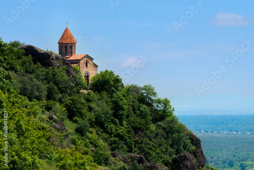 Historical Albanian church in the town of Qakh, Azerbaijan