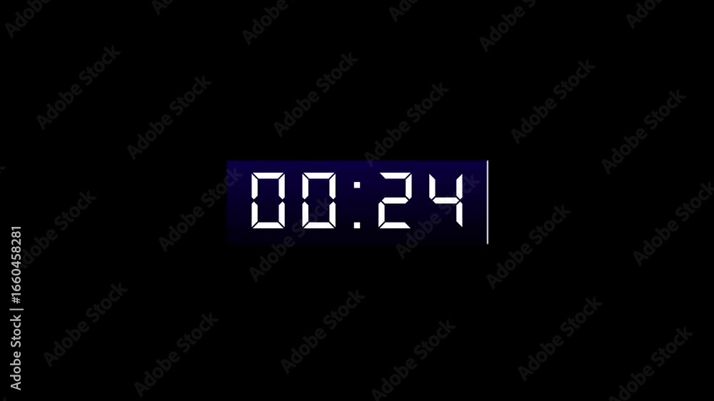 30 seconds countdown simple on navy blue gradient frame smooth animation digital 30 seconds countdown simple on navy blue gradient frame smooth animation digital