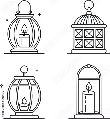 set of vector icons