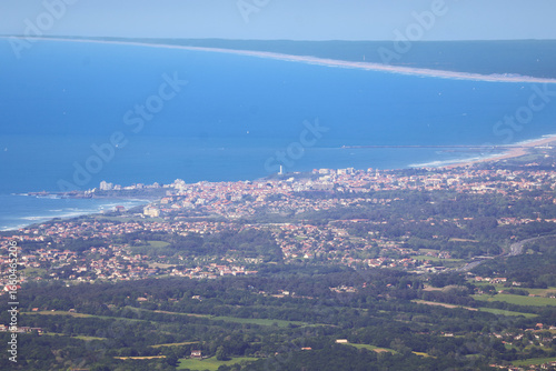 Vista de Biarritz desde La Rhune