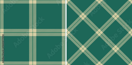 Background texture vector of plaid tartan check with a textile fabric pattern seamless. Set in popular colors for striped shirt outfit ideas.