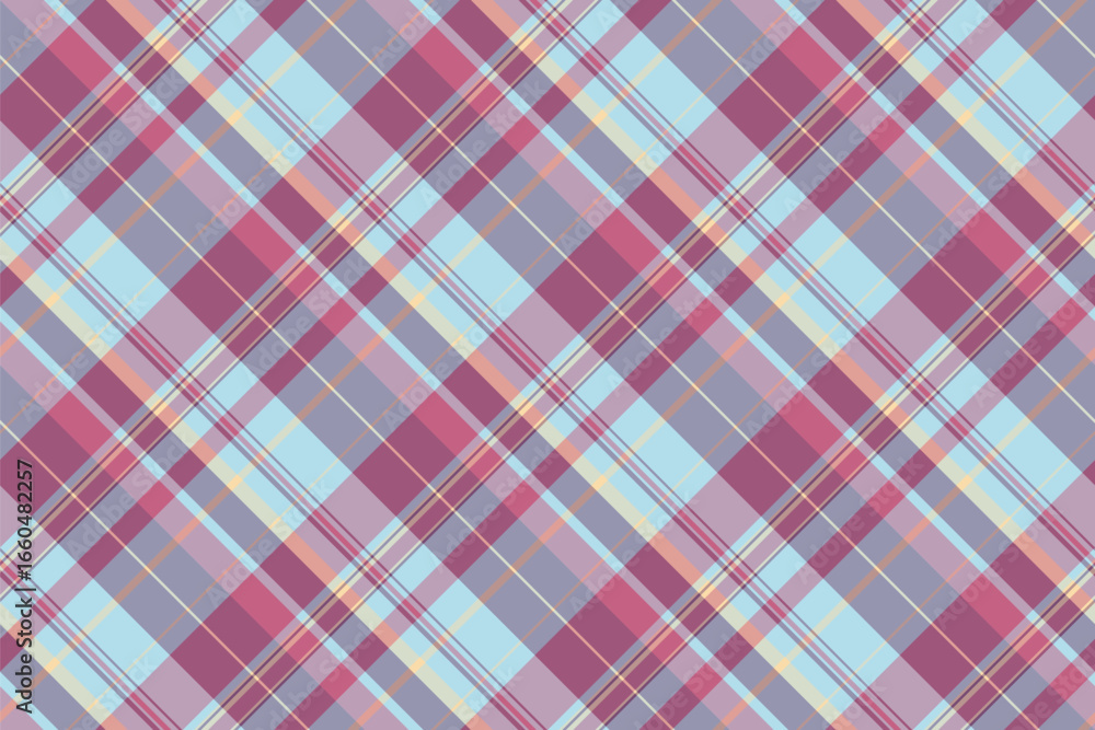Best textile fabric pattern, top background seamless texture. Colorful vector check plaid tartan in pastel and pink colors. Best textile fabric pattern, top background seamless texture. Colorful vector check plaid tartan in pastel and pink colors.