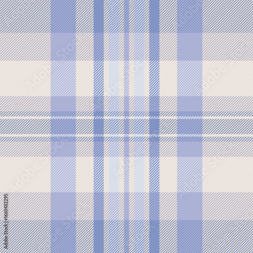Bathroom background texture fabric, swatch plaid seamless vector. Fibrous check tartan pattern textile in papaya whip and light colors.