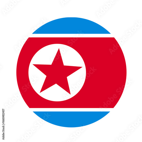 flag of north korea button Free Download flag of north korea button - GFXLoad