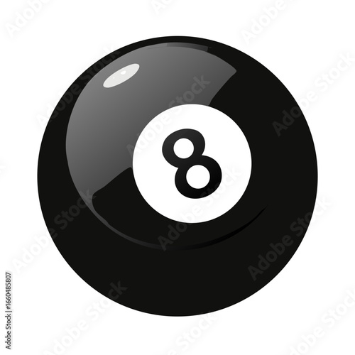 pool ball number eight