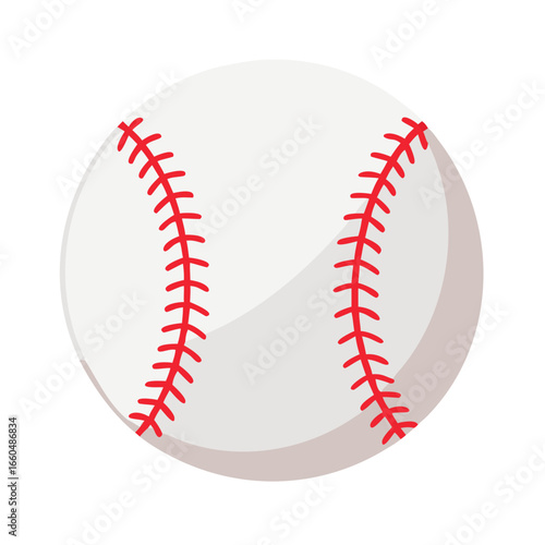 baseball ball isolated on white