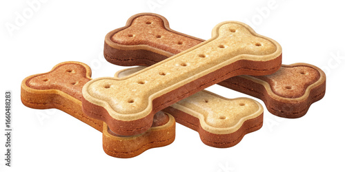 Wallpaper Mural 3D Rendered Dog Bone Biscuits, Stacked, Isolated on Transparent Background, Pet Treat, Food, Dog Treats, Pet Food, Biscuits Torontodigital.ca